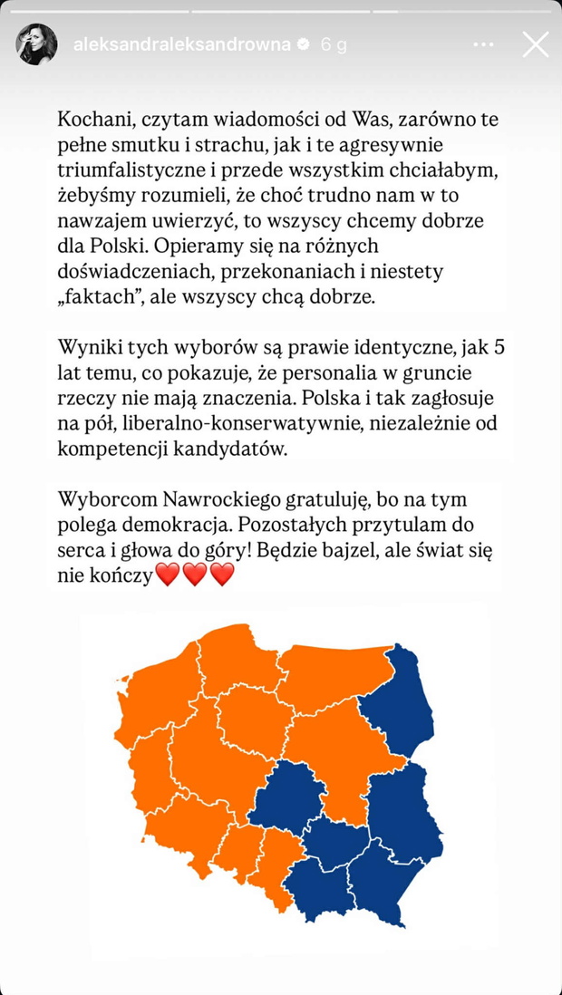 Kwaśniewska o wyborach