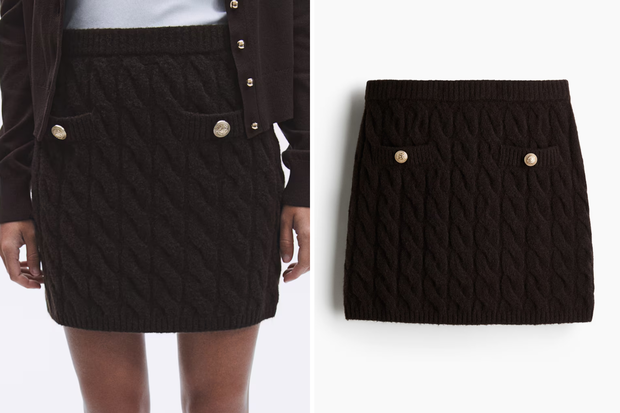 Dopasowana mini spódnica z H&M za 109,99 złotych