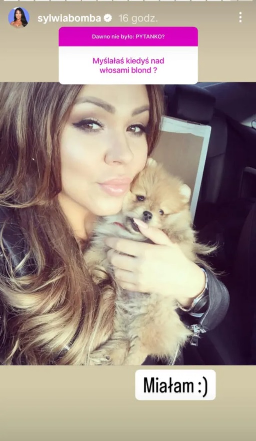 Sylwia Bomba pokazała się jako blondynka