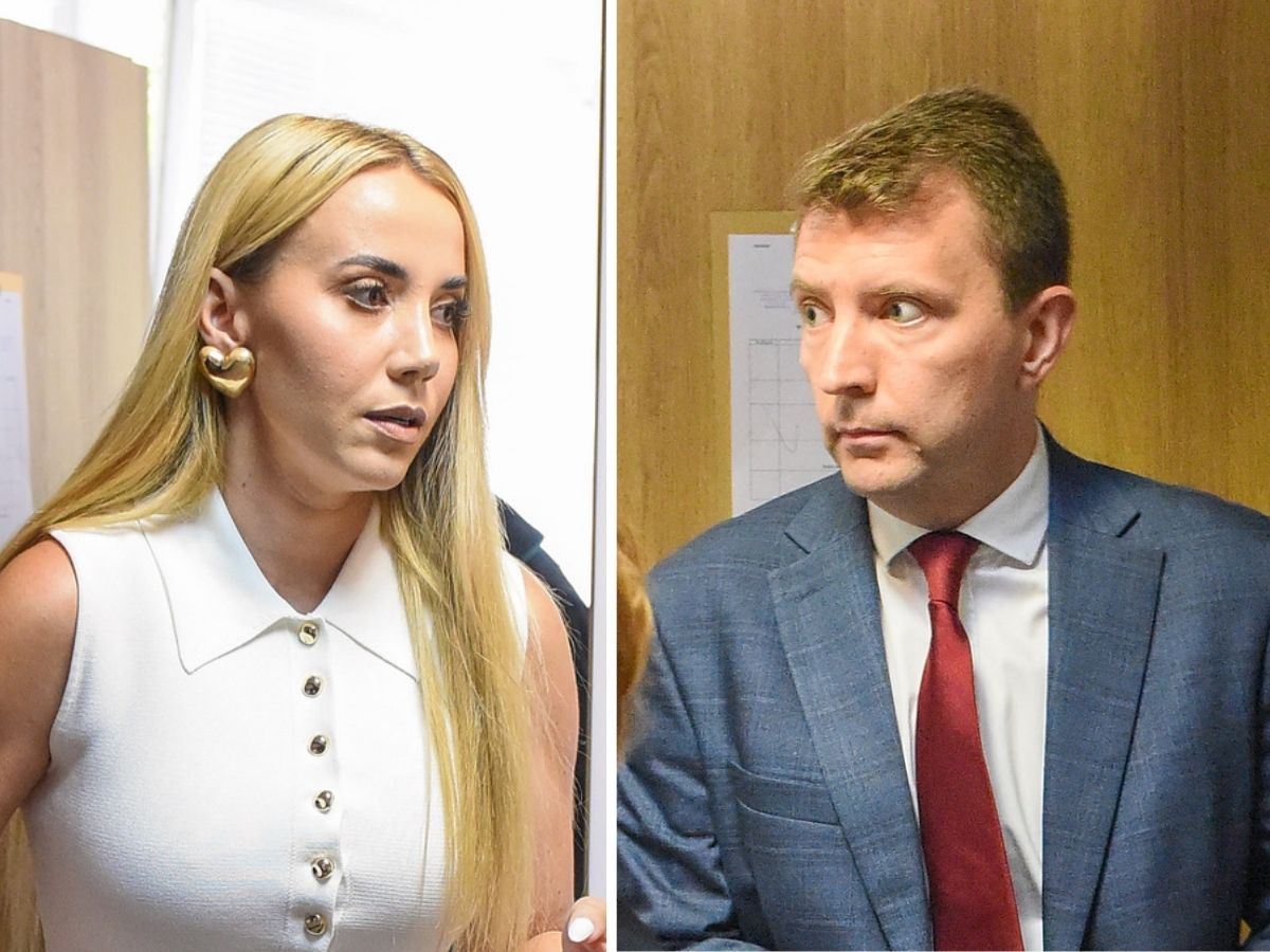 Marianna i Łukasz Schreiberowie na rozprawie rozwodowej