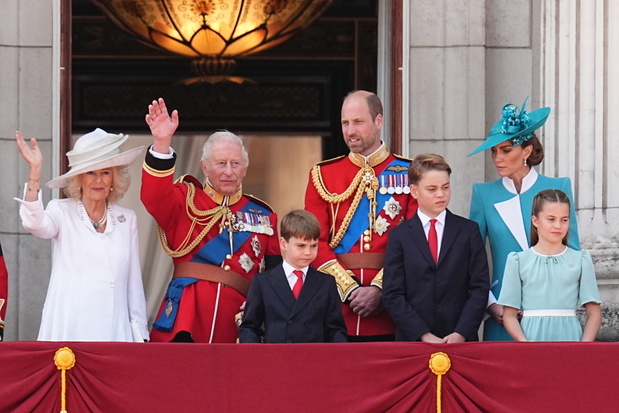 Król Karol II, królowa Camilla, Książę William, księżna Kate