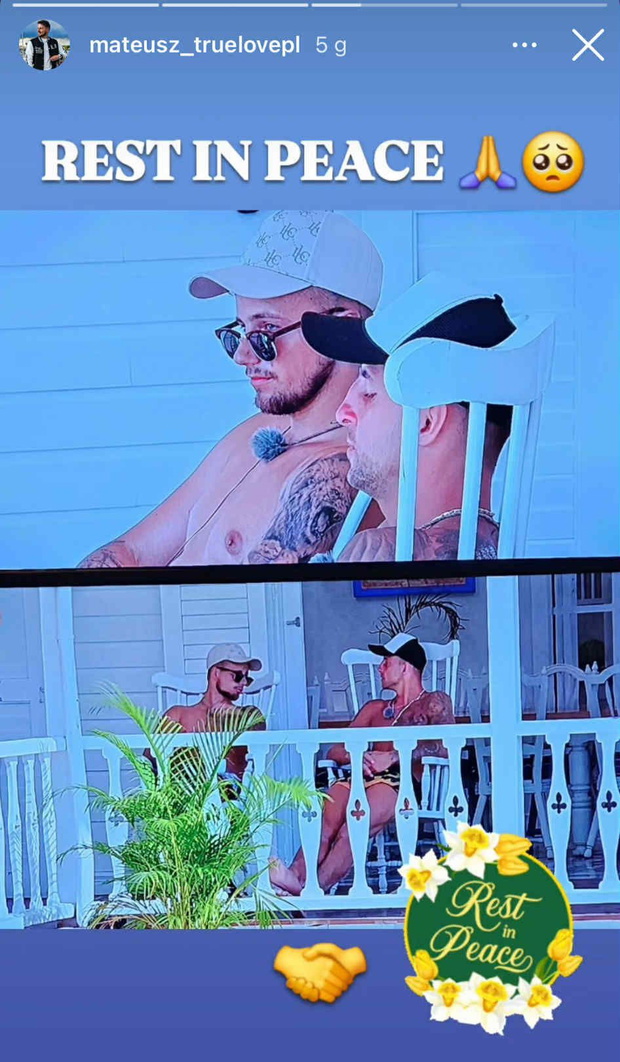 Mateusz z True Love żegna Marcina Leszczyńskiego