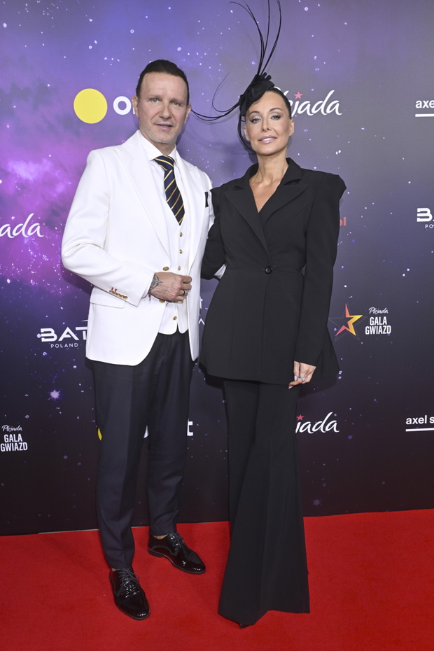 Małgorzata Rozenek i Radosław Majdan błyszczą na Gali Plejady