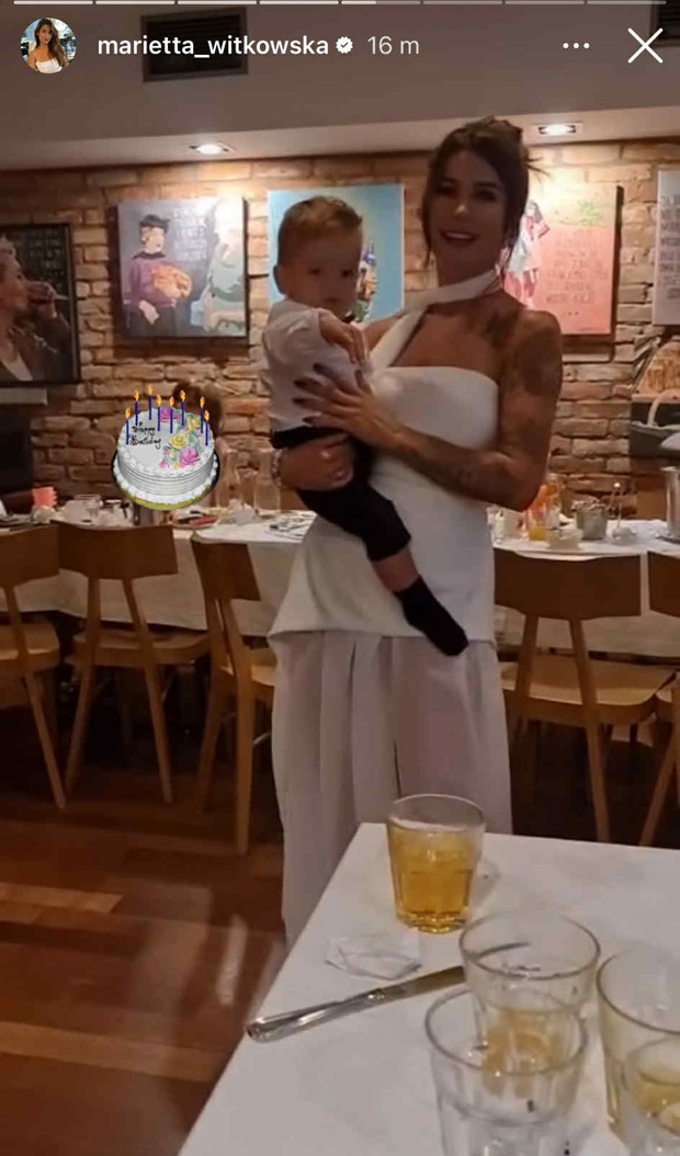 Marietta z Hotelu Paradise pokazała zdjęcia z chrztu i urodzin synka