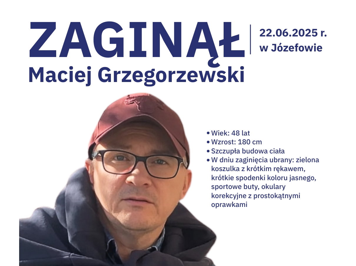 Zaginął dyrektor NCBR! 48-letni Maciej Grzegorzewski zniknął bez śladu o świcie