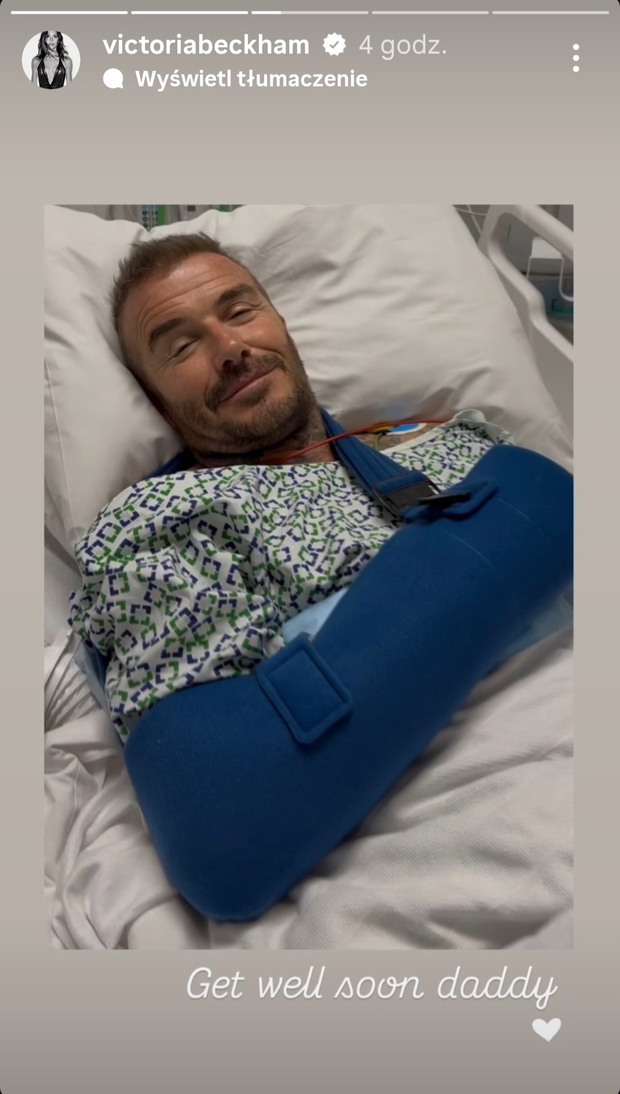 David Beckham trafił DO SZPITALA