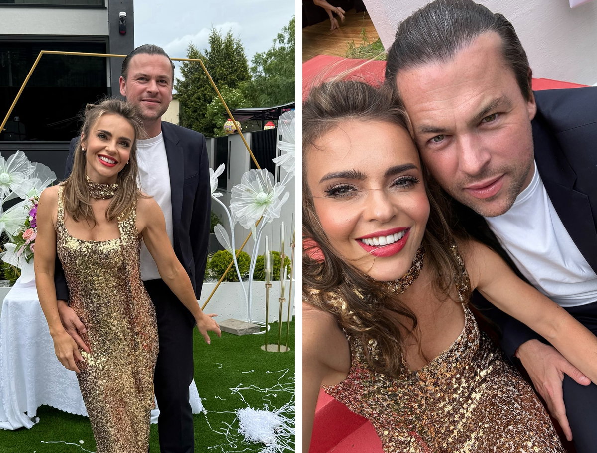Tak Edyta Herbuś wystroiła się na ślub. Złota suknia podbiła serca internautek, fot: Instagram/edytaherbus