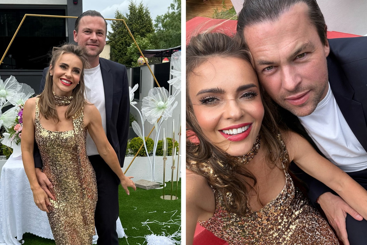 Tak Edyta Herbuś wystroiła się na ślub. Złota suknia podbiła serca internautek, fot: Instagram/edytaherbus