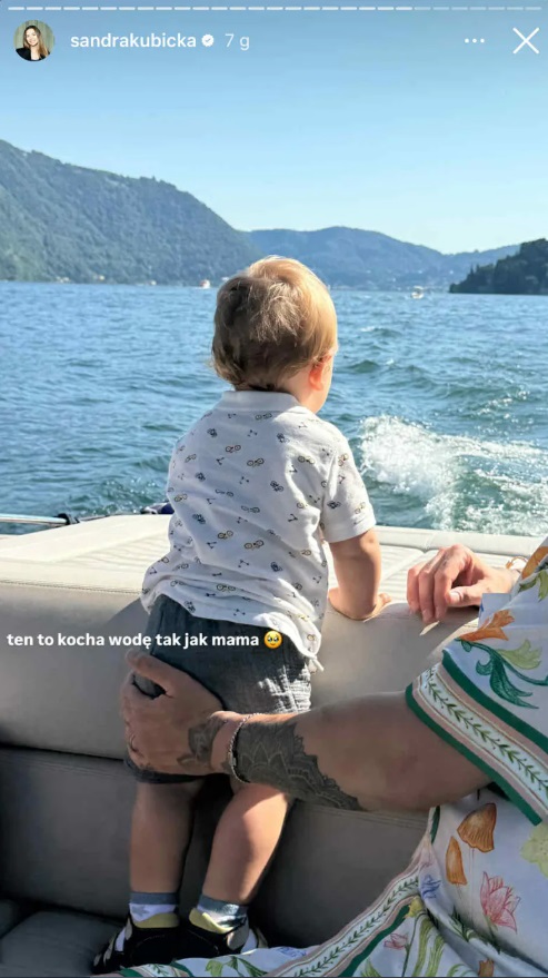 Sandra Kubicka i Baron na wakacjach