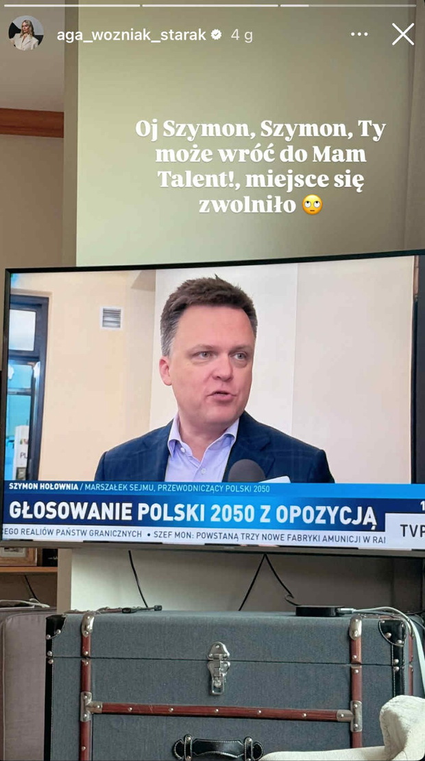 Agnieszka Woźniak-Starak wbija szpilę Hołownii