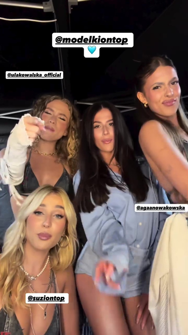 Roksana Węgiel i Modelki