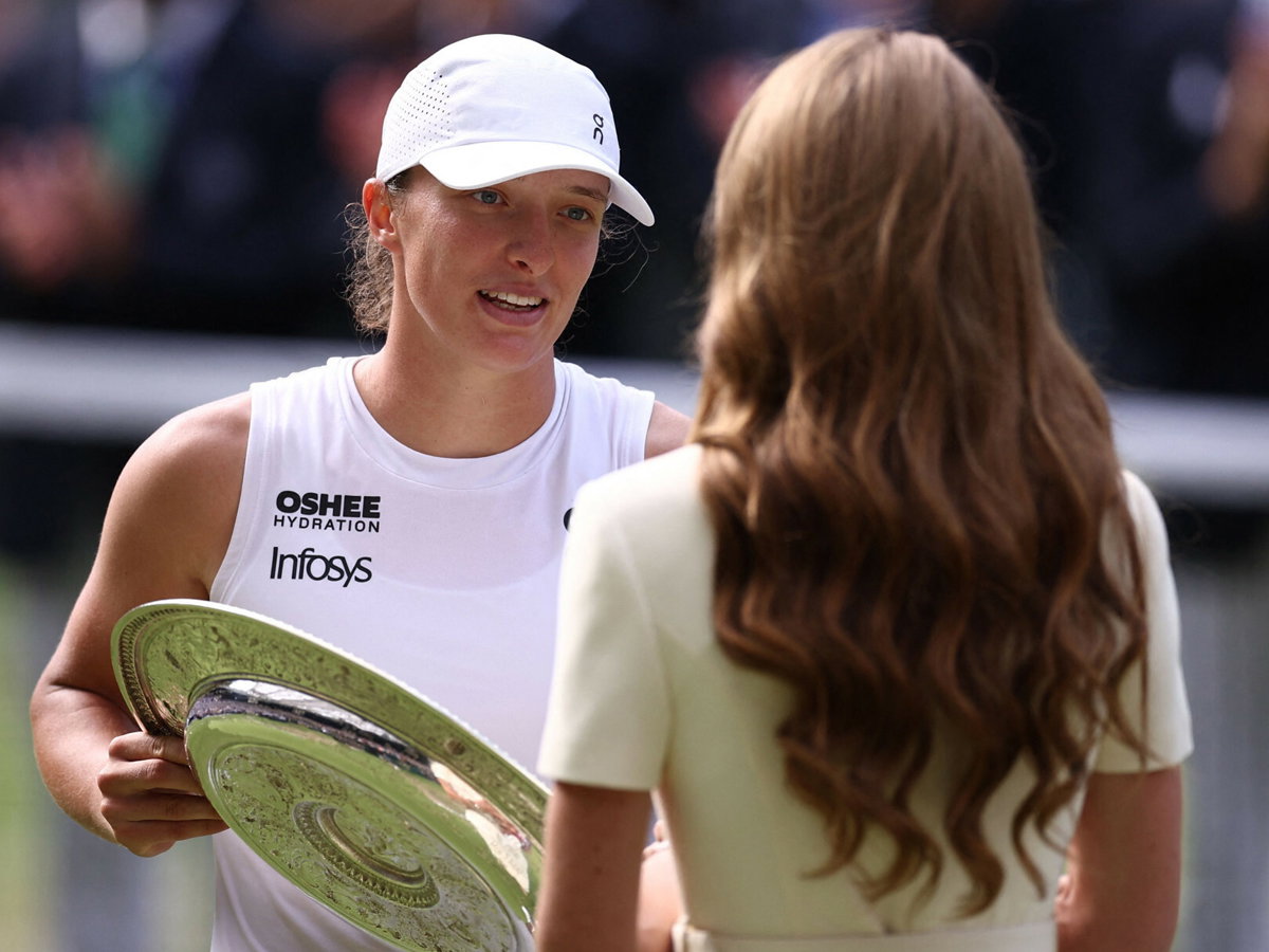 Księżna Kate zabrała głos po Wimbledonie. Napisała o Idze Świątek