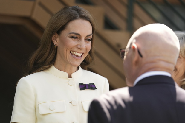 Księżna Kate podczas finału Wimbledonu 2025
