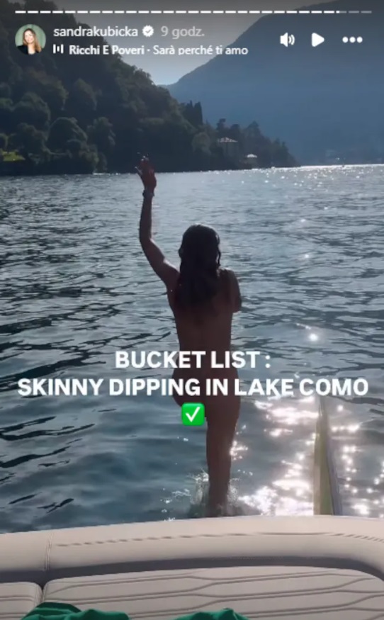 Sandra Kubicka i Baron na wakacjach