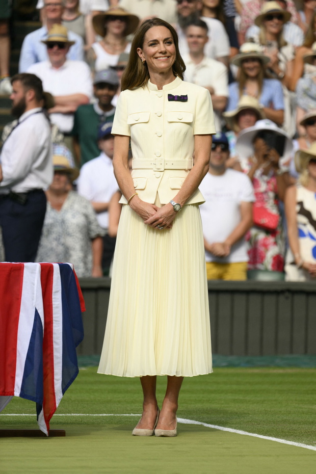 Księżna Kate skradła show na Wimbledonie! Znaczenie jej broszki zaskakuje