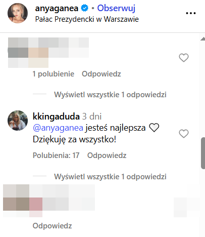 Kinga Duda przerwała milczenie po ślubie