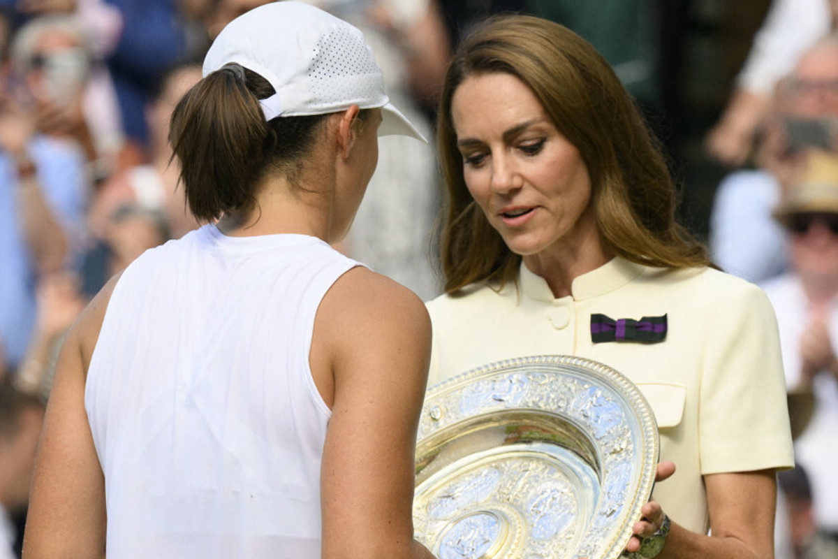 Wiadomo co księżna Kate powiedziała Idze Świątek po finale Wimbledonu. Wzruszające