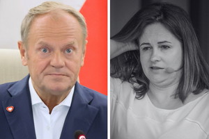 Donald Tusk żegna Joannę Kołaczkowską