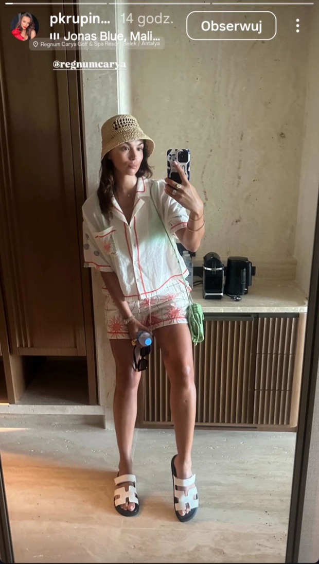 Paulina Krupińska w wakacyjnym total looku, idealnym na największe upały