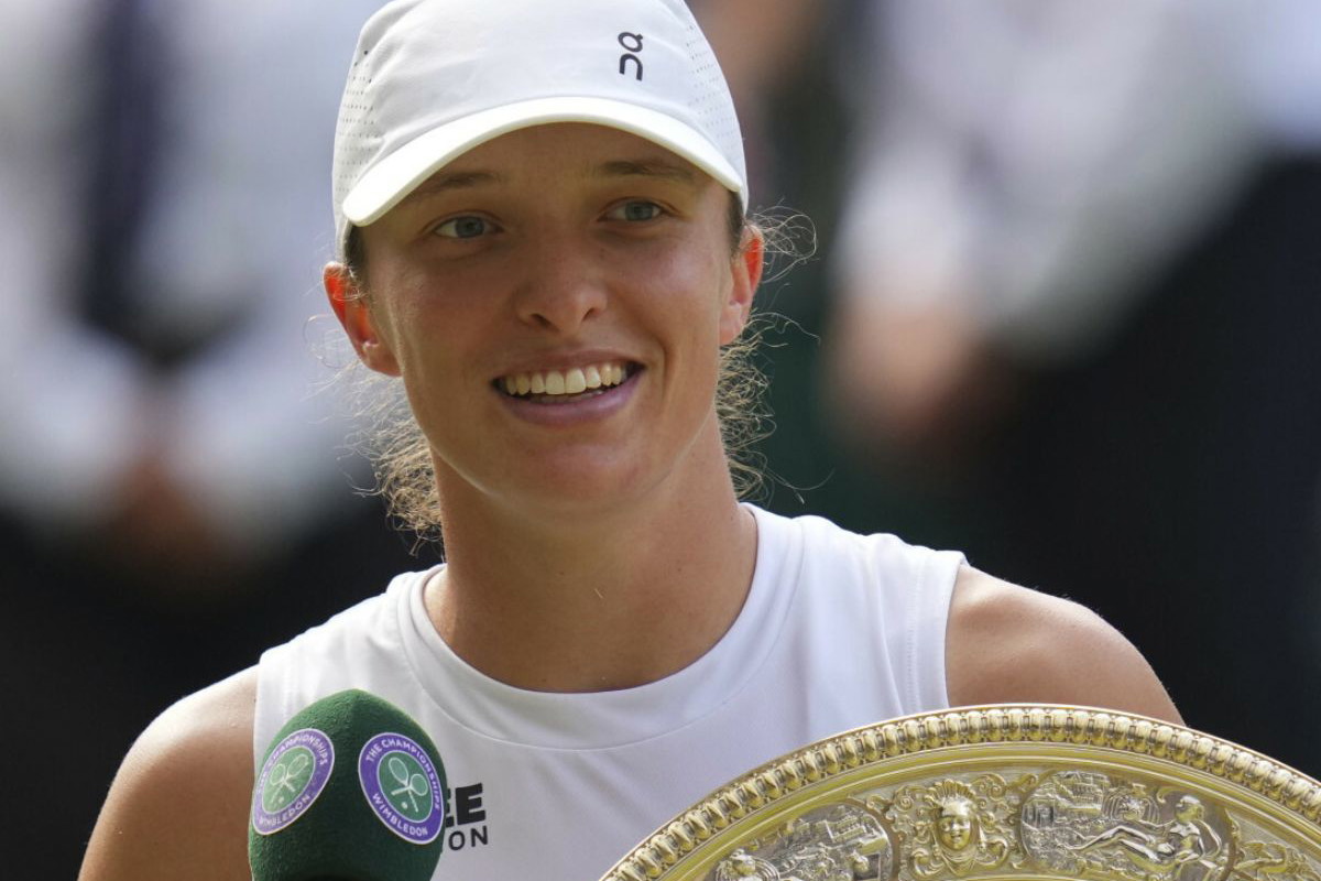 Tak Iga Świątek wypoczywa po wygranej na Wimbledonie
