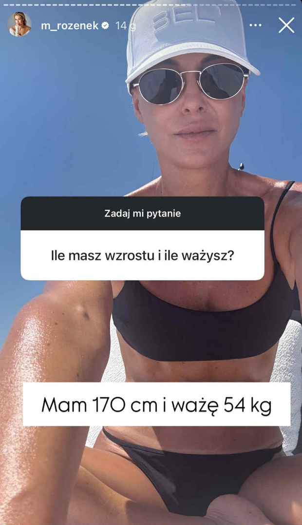Małgorzata Rozenek w końcu to zdradziła. Ujawniła, ile naprawdę waży