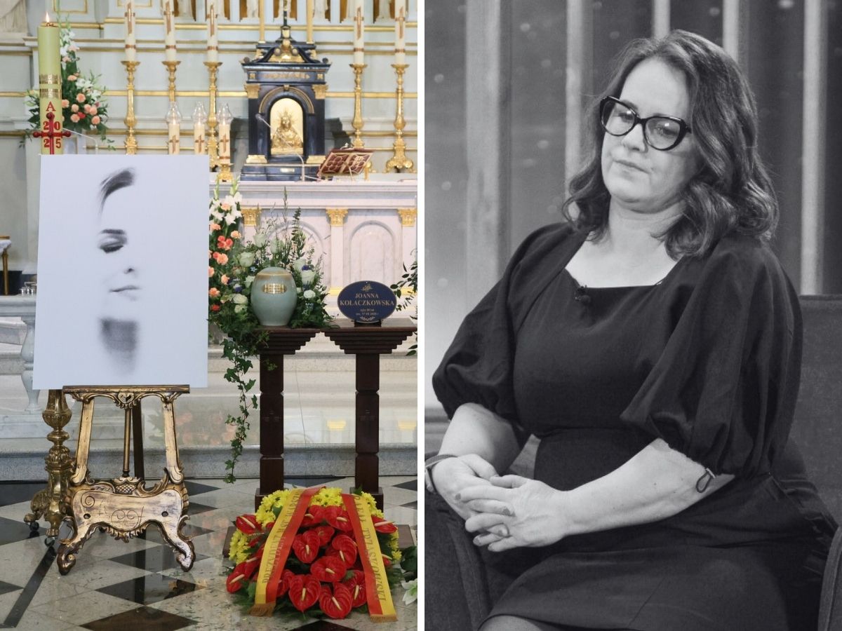 Poruszające sceny na pogrzebie Joanny Kołaczkowskiej
