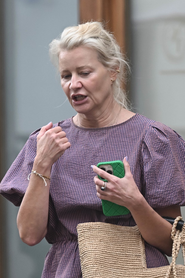 Stylowa Małgorzata Kożuchowska na mieście