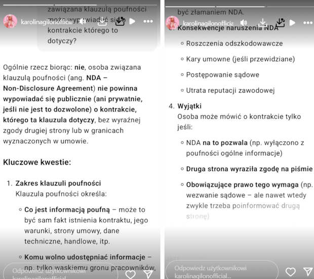 Karolina Gilon przerywa milczenie po utracie pracy w Polsacie i uderza w Edwarda Miszczaka