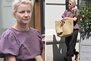 Stylowa Małgorzata Kożuchowska na mieście