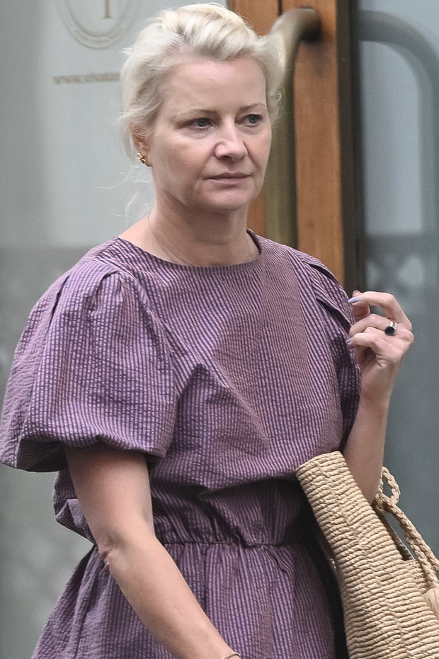 Stylowa Małgorzata Kożuchowska na mieście