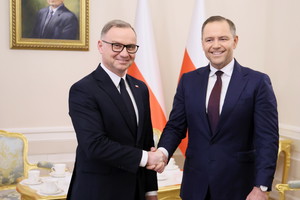 Spotkanie prezydenta Andrzeja Dudy z Karolem Nawrockim