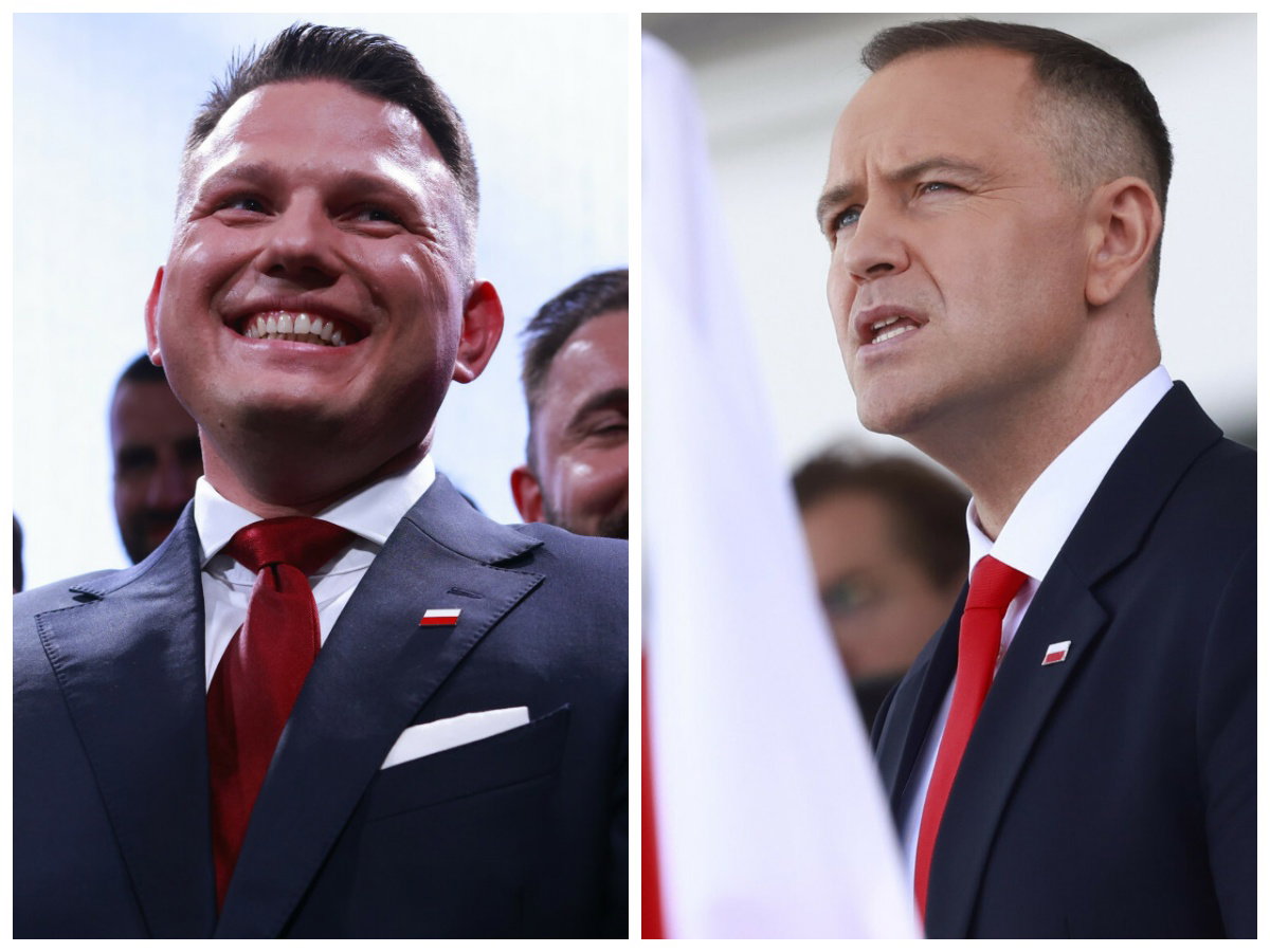 Kancelaria Sławomira Mentzena szydzi z zaprzysiężenia Karola Nawrockiego