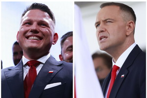 Kancelaria Sławomira Mentzena szydzi z zaprzysiężenia Karola Nawrockiego