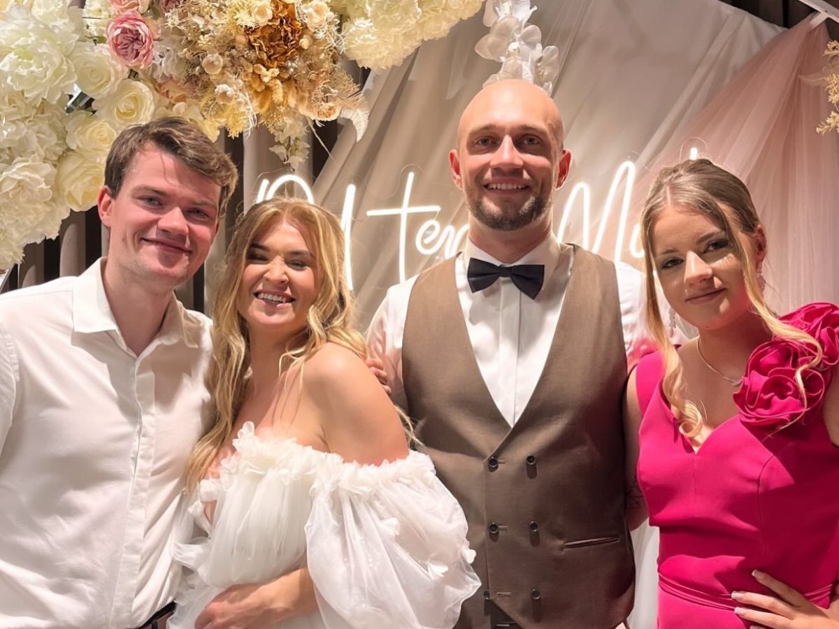Adrianna i Michał z "Rolnika" bawili się na weselu Klaudii i Valentyna