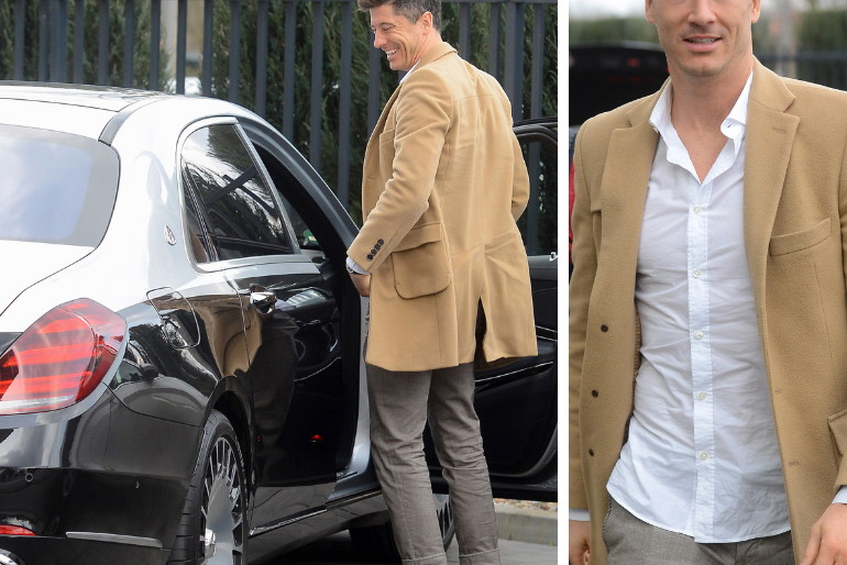 Robert Lewandowski na zgrupowaniu Reprezentacji Polski