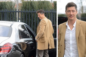 Robert Lewandowski na zgrupowaniu Reprezentacji Polski