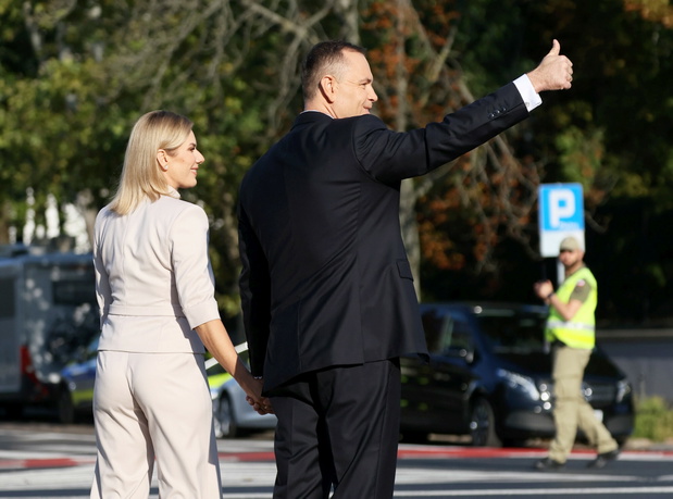 Karol Nawrocki i Marta Nawrocka na obchodach Święta Wojska Polskiego