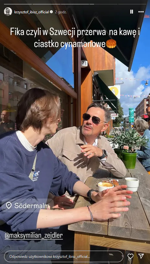 Krzysztof Ibisz zabrał syna do Sztokholmu – rodzinny wypad pełen wrażeń