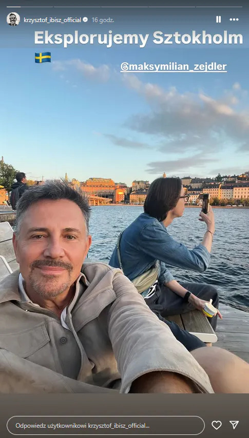 Krzysztof Ibisz zabrał syna do Sztokholmu – rodzinny wypad pełen wrażeń