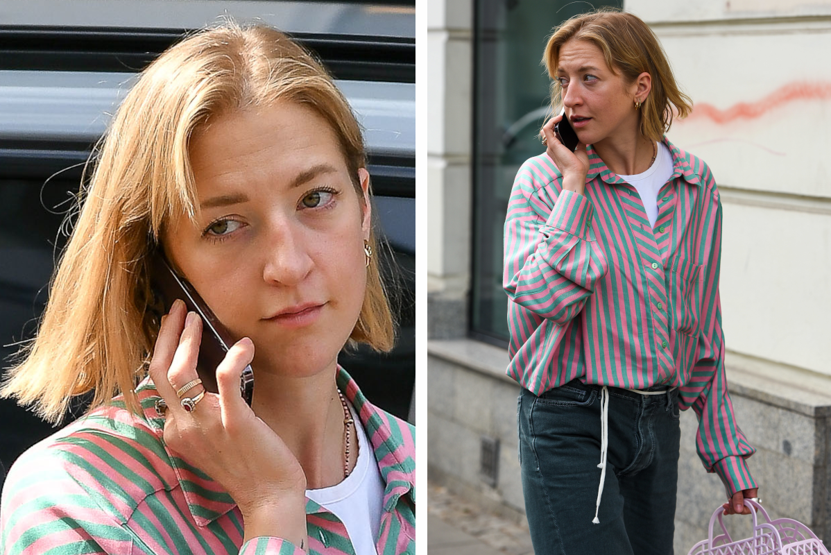 Naturalna Lara Gessler mknie ulicami Warszawy w butach typu net shoes za 70 zł. Kiedyś to był szczyt obciachu