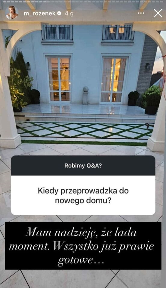 Małgorzata Rozenek pokazała nowy dom
