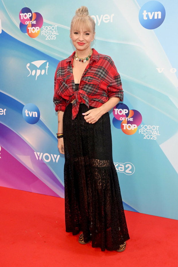 Dorota Szelągowska na festiwalu w Sopocie