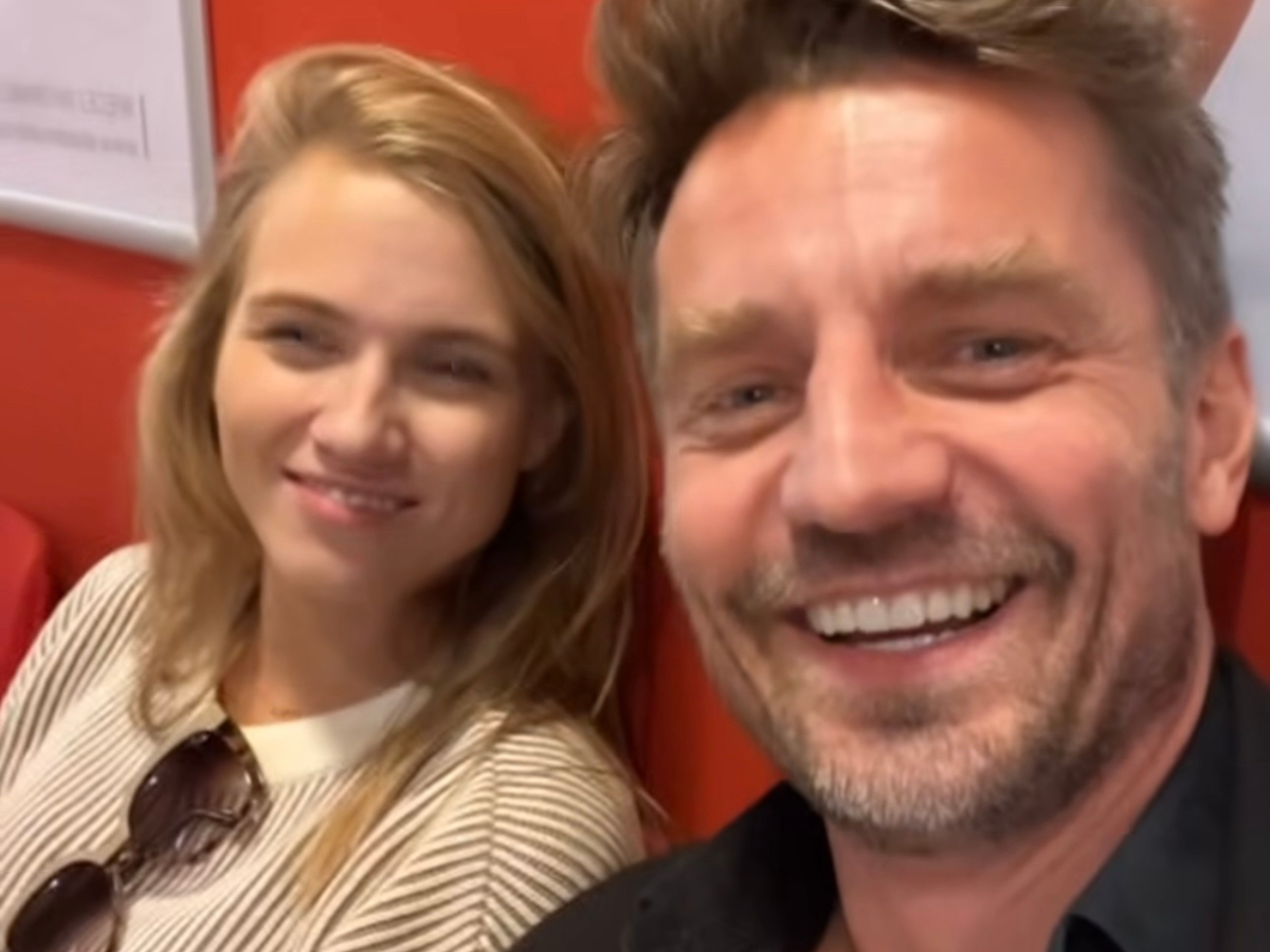Marcin Rogacewicz podrywa Kaczorowską na wizji: "Mam odciśnięte ciało po treningu z Tobą!". Ten wzrok mówi wszystko