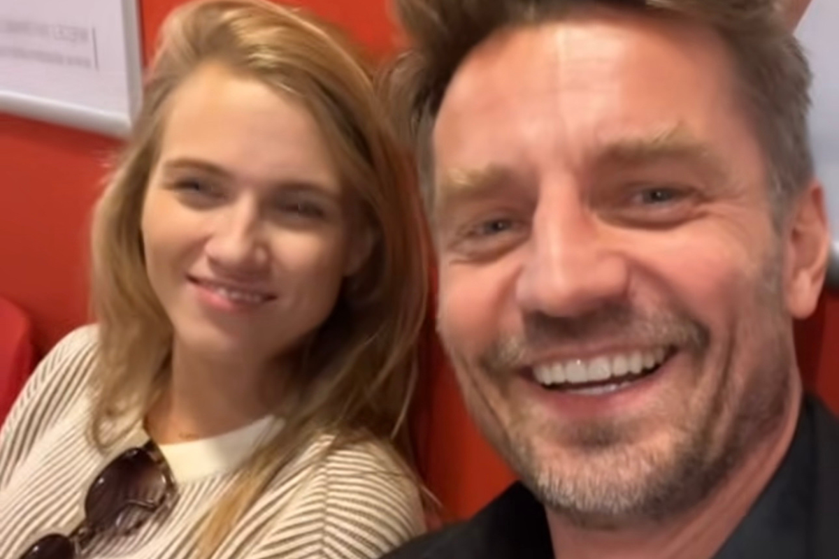 Marcin Rogacewicz podrywa Kaczorowską na wizji: "Mam odciśnięte ciało po treningu z Tobą!". Ten wzrok mówi wszystko