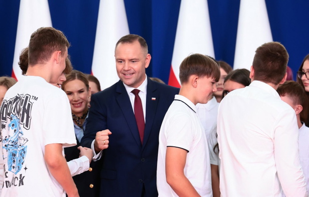 Para prezydencka na inauguracji roku szkolnego w Wolanowie