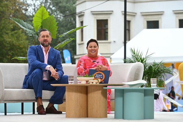 Dorota Wellman i Marcin Prokop na 20-leciu "Dzień Dobry TVN"