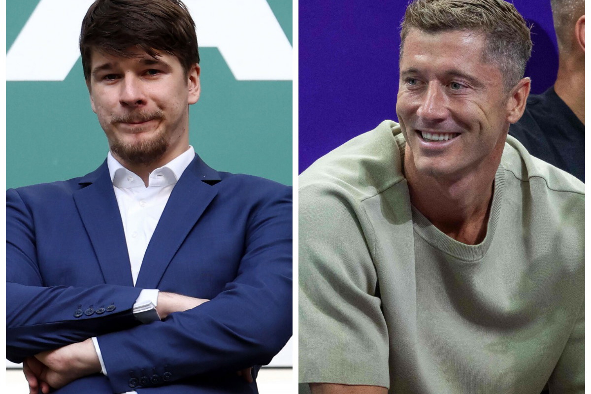 Szok w Spodku! Daniel Nawrocki i Lewandowski na trybunach EuroBasketu