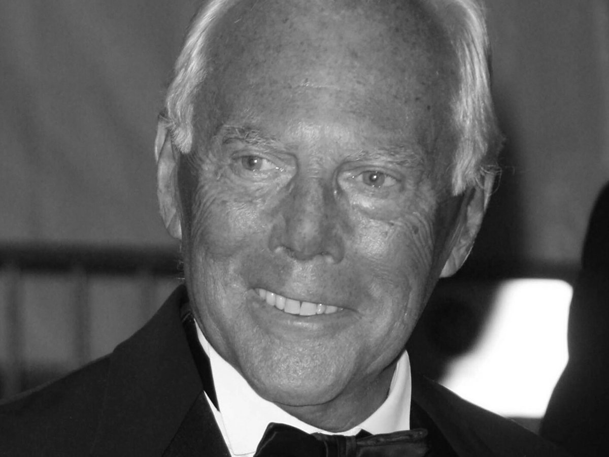 Nie żyje Georgio Armani. Legendarny projektant miał 91 lat