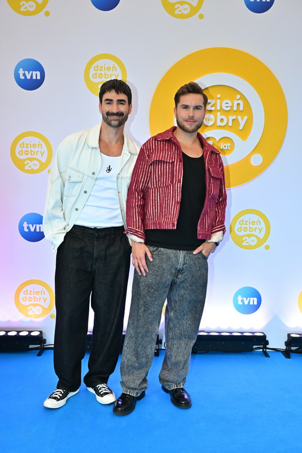 Jacek Jelonek i Oliwer Kubiak na 20-leciu "Dzień Dobry TVN"