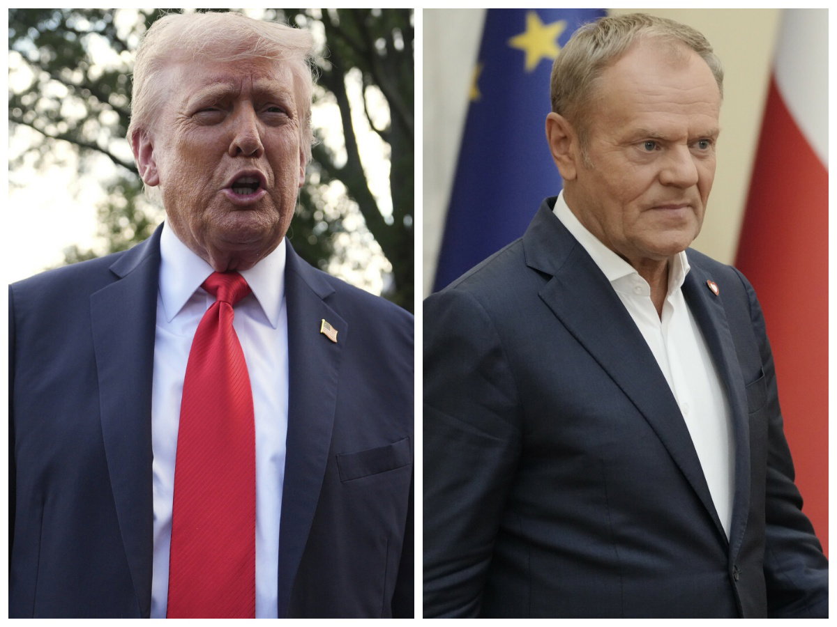 Trump mówi o „pomyłce” w sprawie ataku dronów na Polskę. Tusk i Sikorski odpowiadają ostro